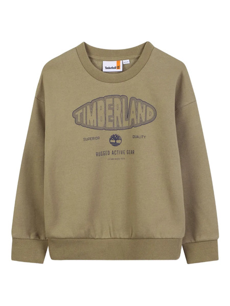  Timberland Kids Logo-print Sweatshirt - Brown 