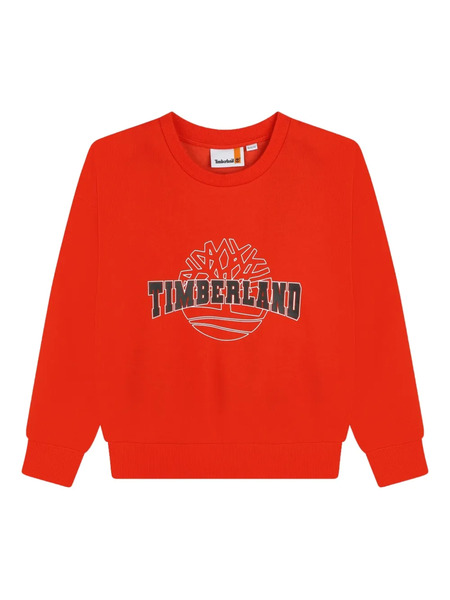  Timberland Kids Logo-print Sweatshirt - Red 