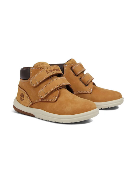  Timberland Kids Logo-strap Boots - Brown 