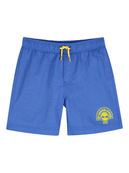 Timberland Kids Logo Swim Shorts - Blue 