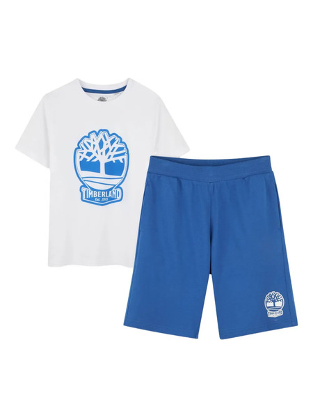  Timberland Kids Logo-tree Pajamas - Blue 