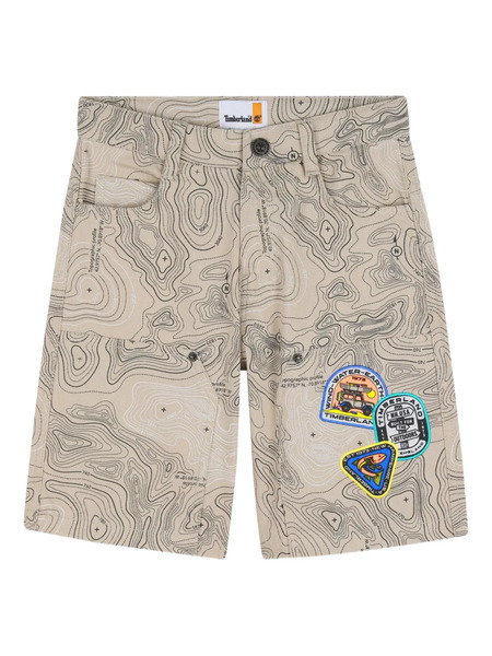  Timberland Kids Patchwork Shorts - Neutrals 
