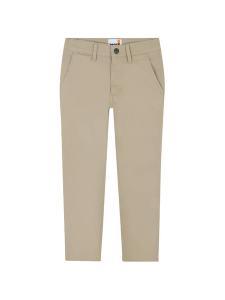  Timberland Kids Side Pockets Flat Front Trousers - Neutrals 