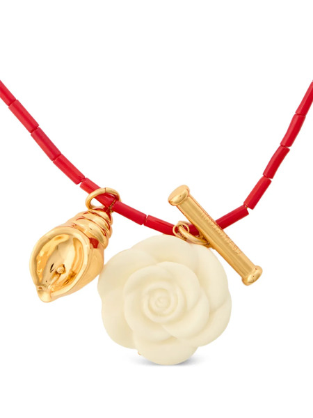  Timeless Pearly Beaded Necklace - Gold 