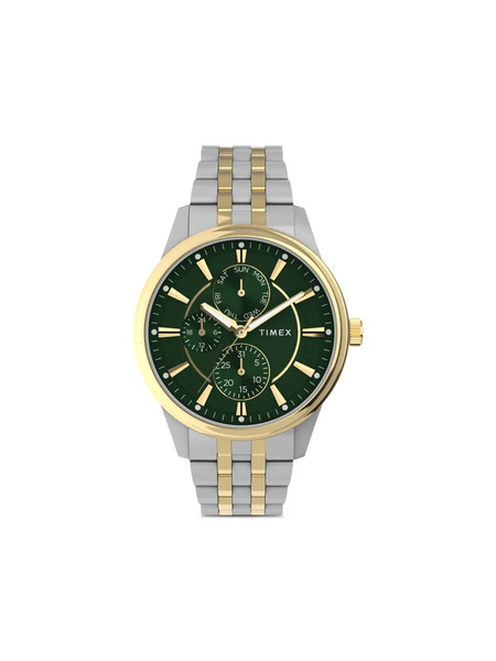  Timex Stainless Steel Bracelet Green Dial 45mm 