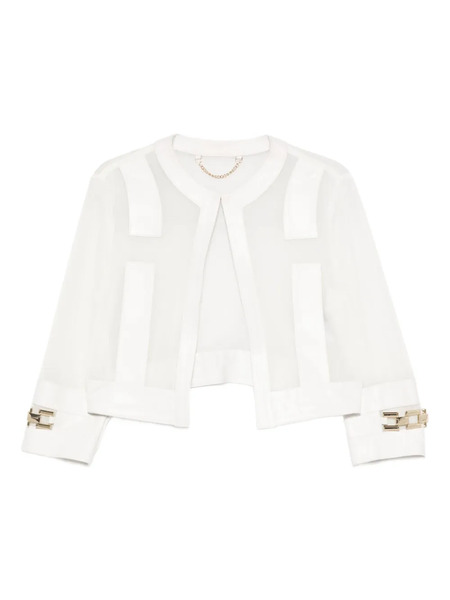  Timotea Chain-detail Jacket - White 