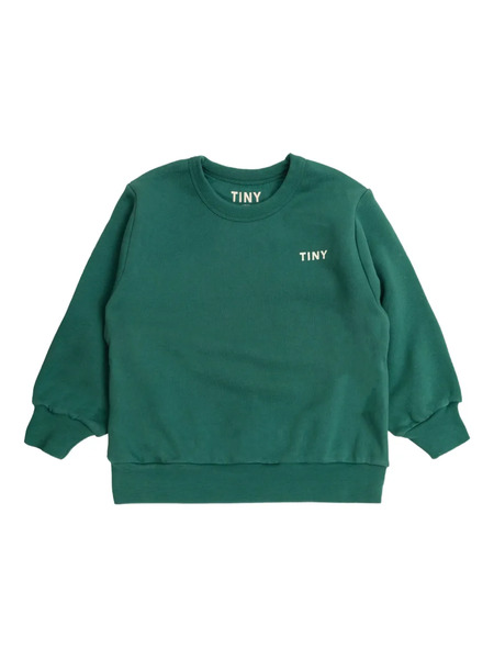  Tiny Cottons Embroidered-logo Sweatshirt - Green 