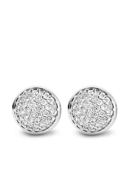  Tirisi 18kt White Gold Diamond Stud Earrings - Silver 