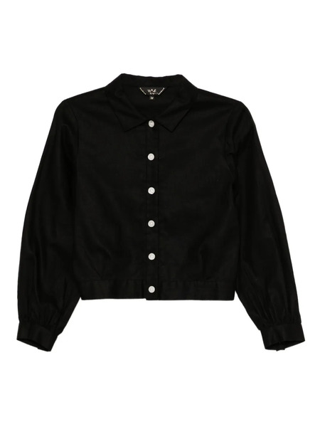  To B. By Agnès B. Cropped Shirt - Black 