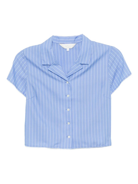  To B. By Agnès B. Dobby Striped Shirt - Blue 
