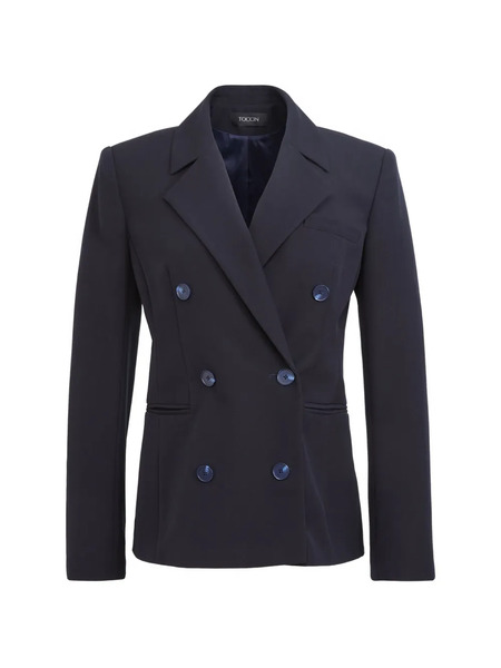  Toccin Jazmin Double-breasted Blazer - Blue 