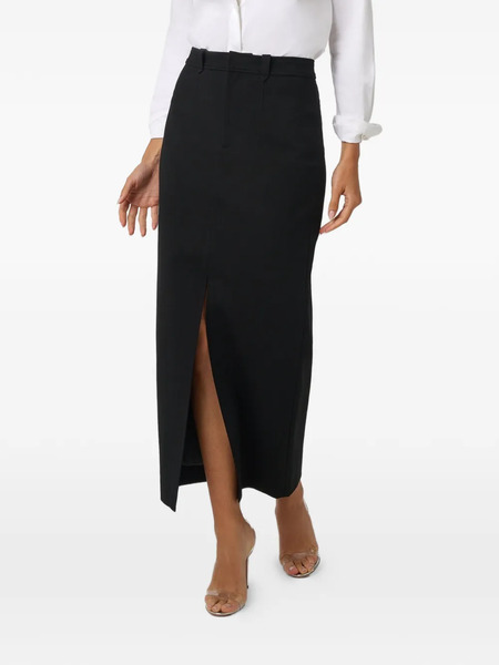  Toccin Meg Slit Midi Skirt - Black 