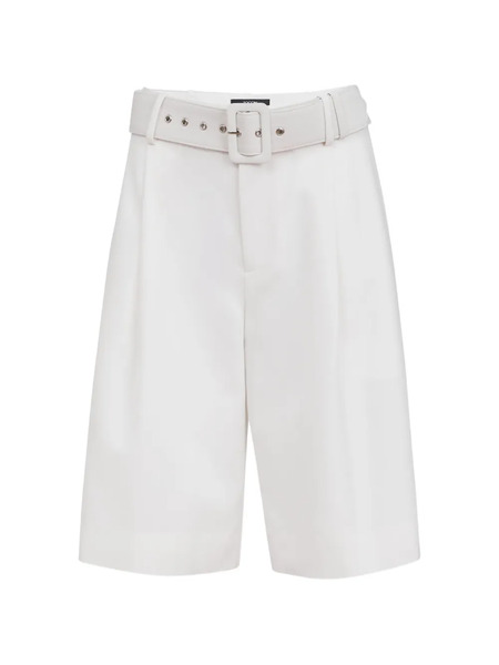  Toccin Nina Belted Culotte Shorts - Neutrals 