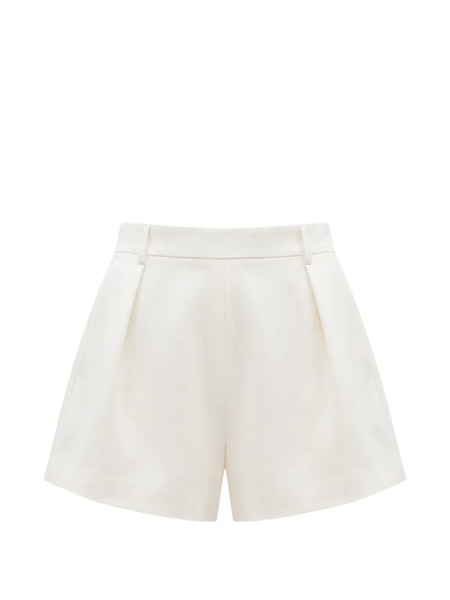  Toccin Savannah Pleated Trouser Shorts - Neutrals 