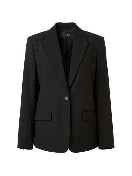  Toccin Willa Boyfriend Blazer - Black 