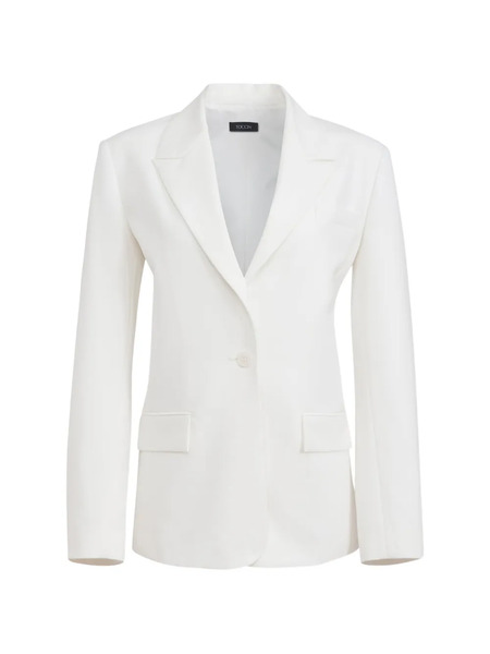  Toccin Willa Boyfriend Blazer - White 