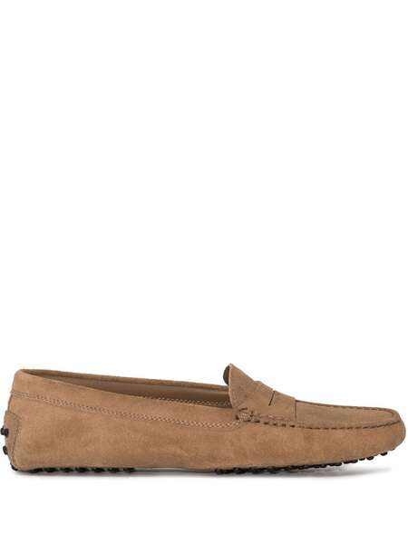  Tod's Almond Toe Loafers - Brown 