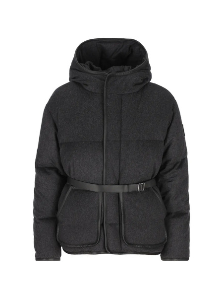  Tod's Belted Padded Coat - Grey 