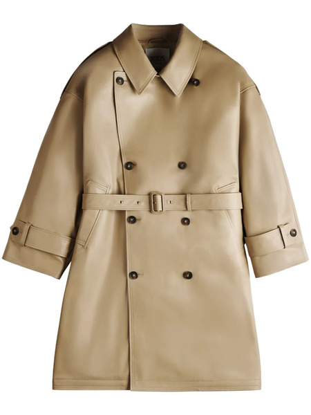  Tod's Belted Trench Coat - Neutrals 