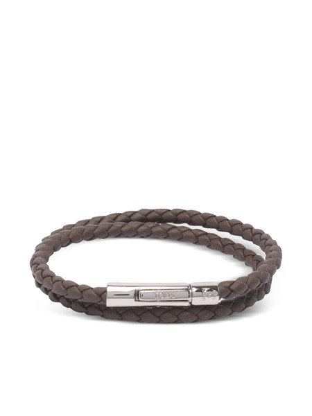  Tod's Braided Wrap Bracelet - Brown 