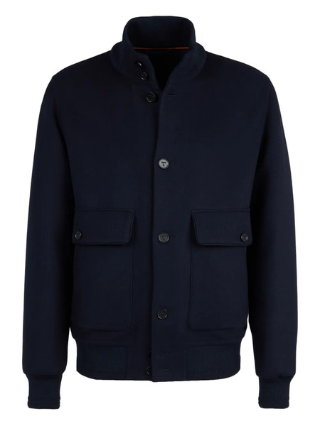  Tod's Button-up Bomber Jacket - Blue 