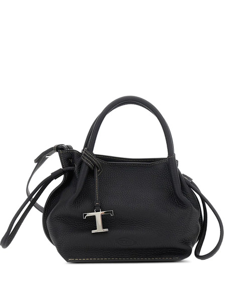  Tod's Buz T-logo Tote Bag - Black 
