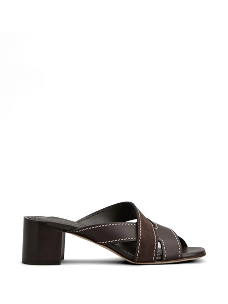  Tod's Cross-strap Sandals - Brown 