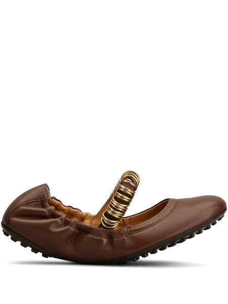  Tod's Dee Ballerina Shoes - Brown 