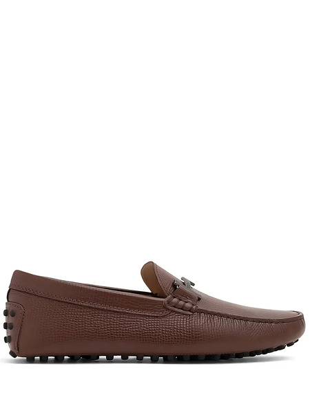  Tod's Double T-logo Loafers - Brown 