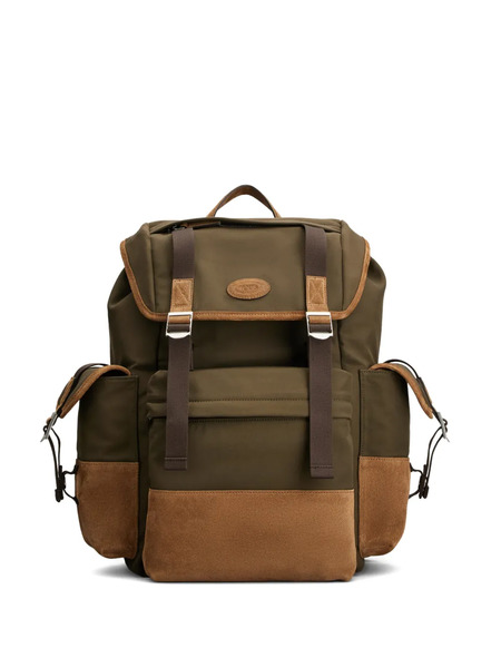  Tod's Flap Pocket Backpack - Green 
