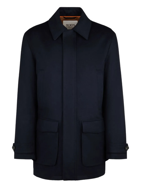  Tod's Flap-pocket Coat - Blue 