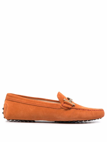  Tod's Gommini Horsebit Loafers - Orange 
