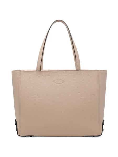  Tod's Gommino Zipped Leather Shoulder Bag - Neutrals 