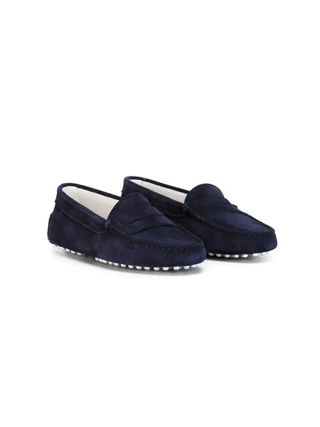  Tod's Kids 'gommini' Mocassins - Blue 