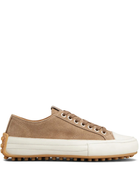  Tod's Lace-up Leather Sneakers - Brown 