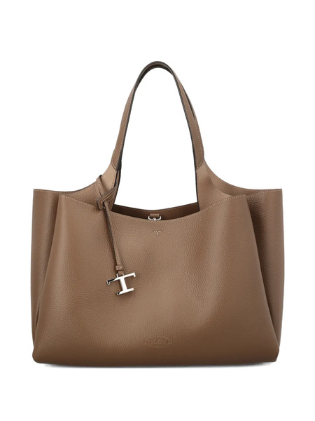  Tod's Medium Leather Tote Bag - Brown 