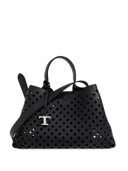  Tod's Micro Apa Perforated-leather Tote Bag - Black 