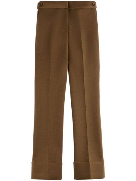  Tod's Pressed-crease Straight Trousers - Brown 