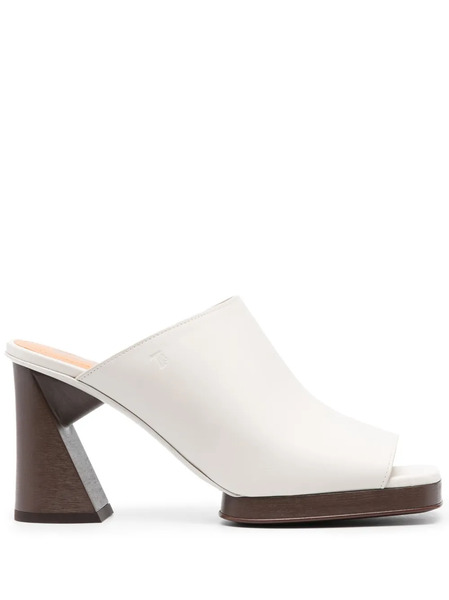  Tod's Sculpted-heel Sandals - Neutrals 
