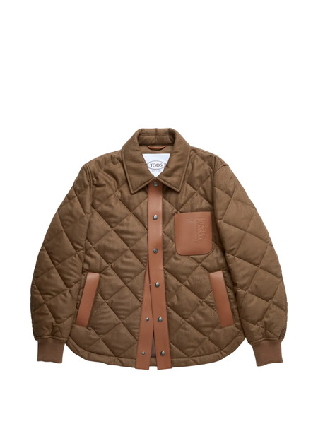  Tod's Snap-button Quilted Jacket - Brown 