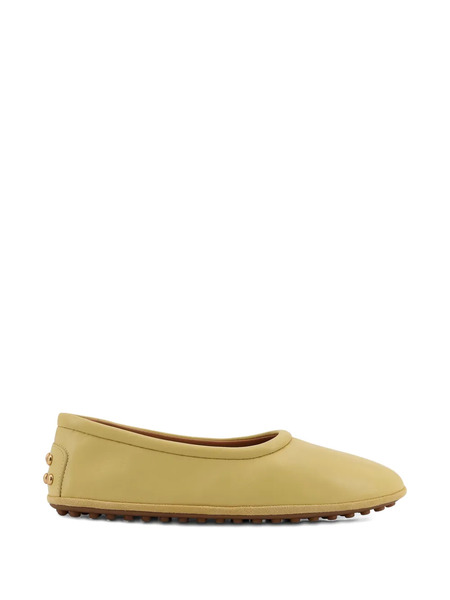  Tod's Studded Ballet Flats - Yellow 