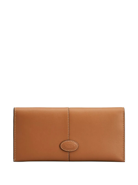  Tod's Vertical Leather Wallet - Brown 