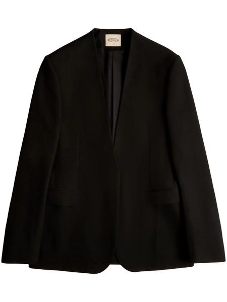  Tod's Virgin Wool Blazer - Black 
