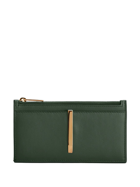  Tod's Zip Card Holder - Green 