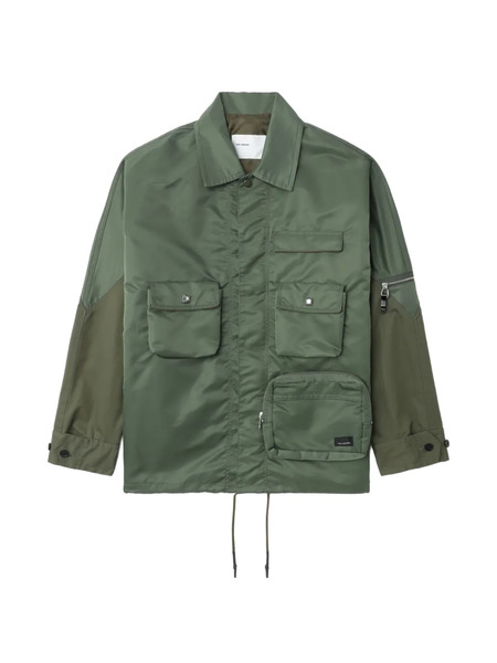  Toga Colour-block Cargo Jacket - Green 