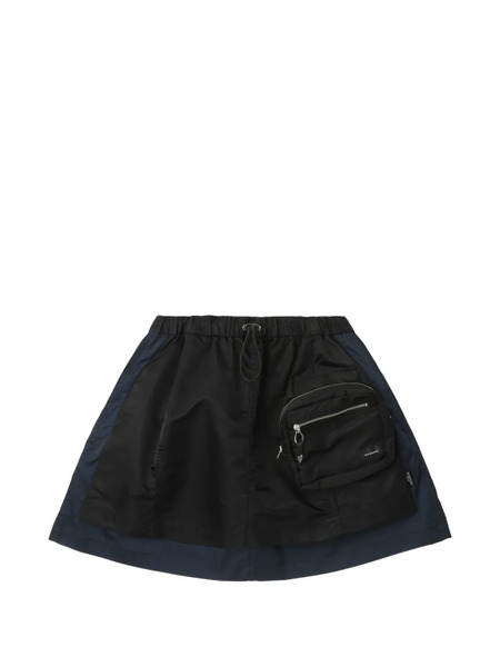  Toga Pocket-detail Drawstring Mini Skirt - Black 