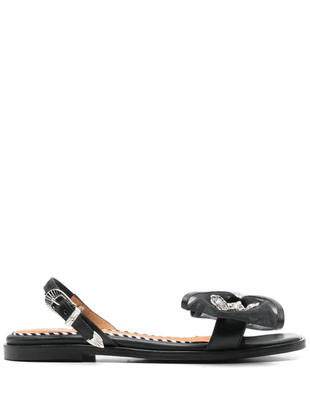  Toga Pulla Bow-detail Sandals - Black 
