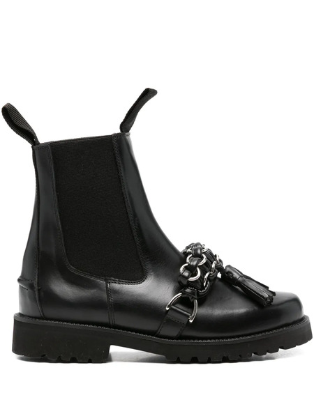  Toga Pulla Chain-tassel Chelsea Boots - Black 
