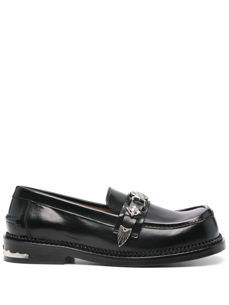  Toga Pulla Metallic-detail Loafers - Black 