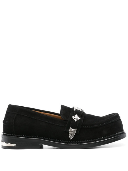  Toga Pulla Square Loafers - Black 